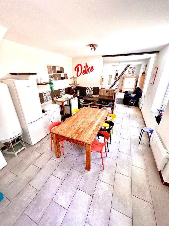 Agréable maison de ville cosy de 122m² + extérieur Wattrelos Esterno foto